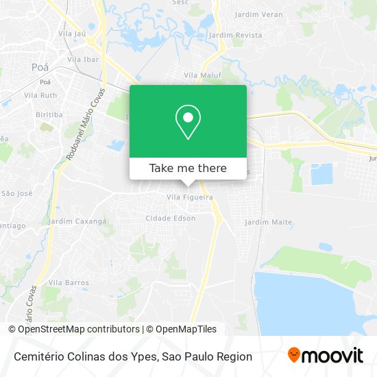 Cemitério Colinas dos Ypes map