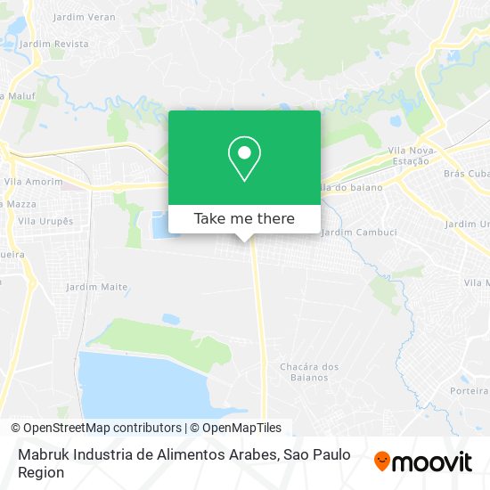 Mabruk Industria de Alimentos Arabes map