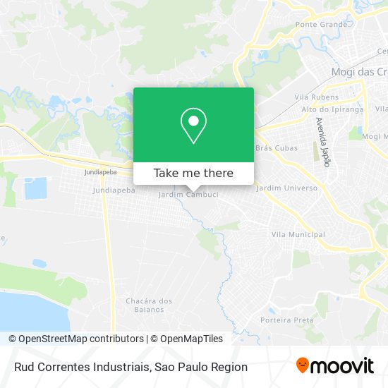 Rud Correntes Industriais map