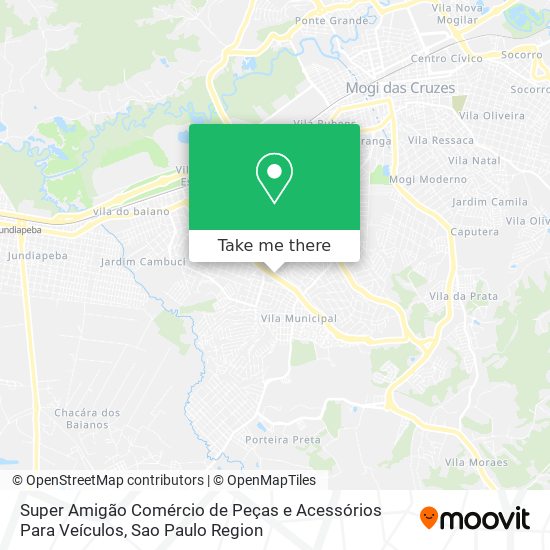 Super Amigão Comércio de Peças e Acessórios Para Veículos map