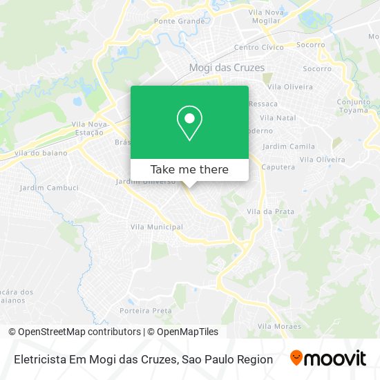 Eletricista Em Mogi das Cruzes map