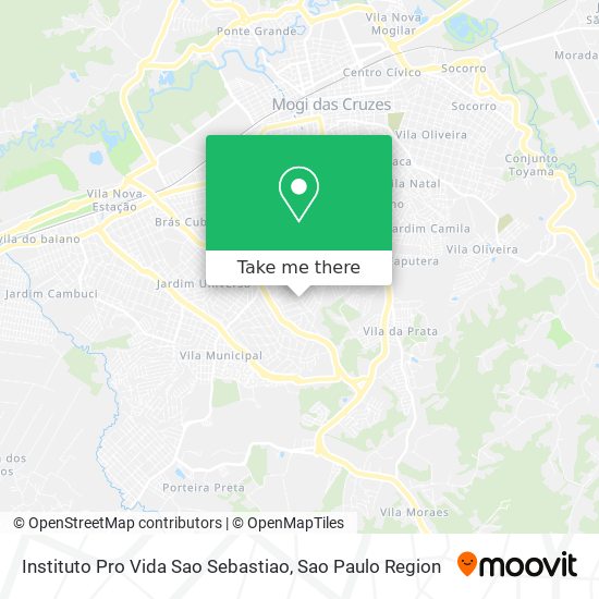 Instituto Pro Vida Sao Sebastiao map