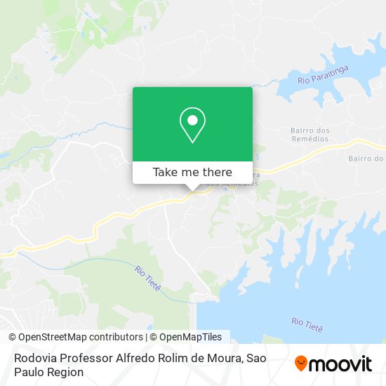 Rodovia Professor Alfredo Rolim de Moura map