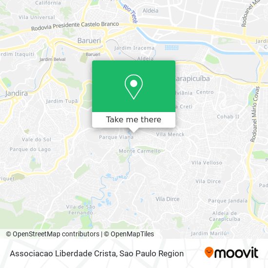 Associacao Liberdade Crista map