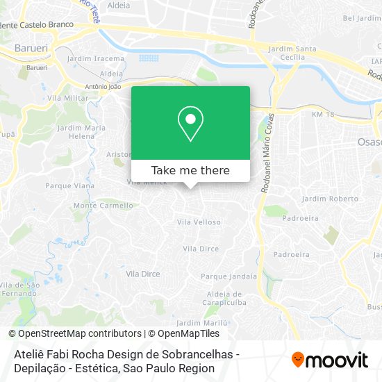 Ateliê Fabi Rocha Design de Sobrancelhas - Depilação - Estética map