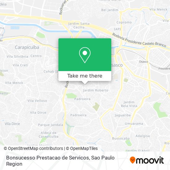 Mapa Bonsucesso Prestacao de Servicos