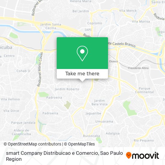 Mapa smart Company Distribuicao e Comercio