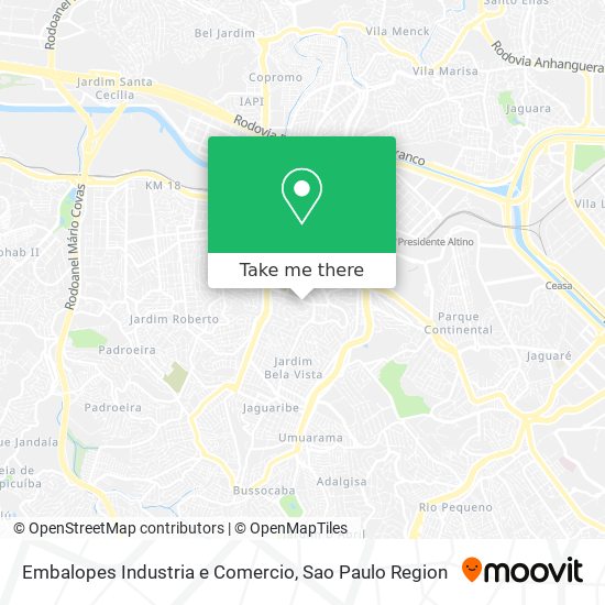 Embalopes Industria e Comercio map