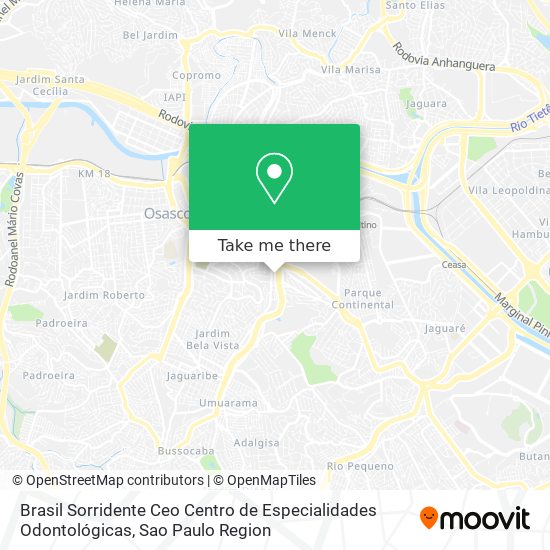 Brasil Sorridente Ceo Centro de Especialidades Odontológicas map