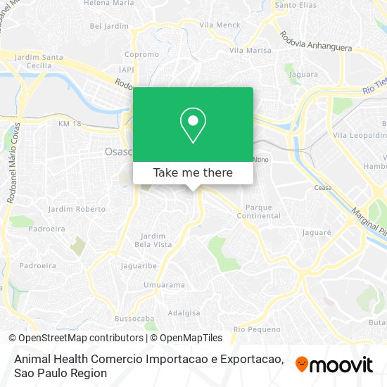 Animal Health Comercio Importacao e Exportacao map