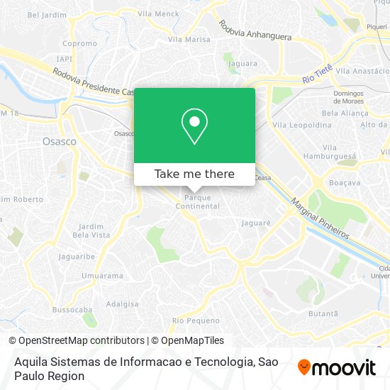 Aquila Sistemas de Informacao e Tecnologia map