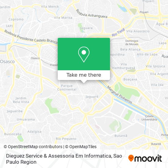 Mapa Dieguez Service & Assessoria Em Informatica