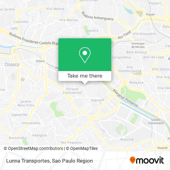 Lunna Transportes map