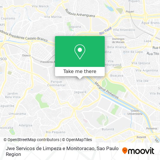 Mapa Jwe Servicos de Limpeza e Monitoracao