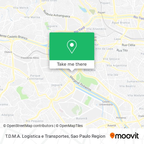 Mapa T.D.M.A. Logistica e Transportes