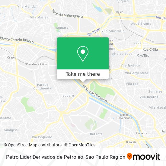 Petro Lider Derivados de Petroleo map