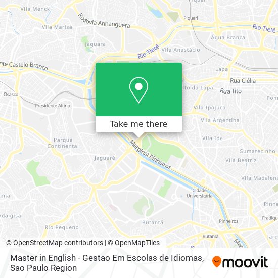 Mapa Master in English - Gestao Em Escolas de Idiomas