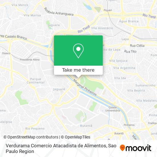 Verdurama Comercio Atacadista de Alimentos map