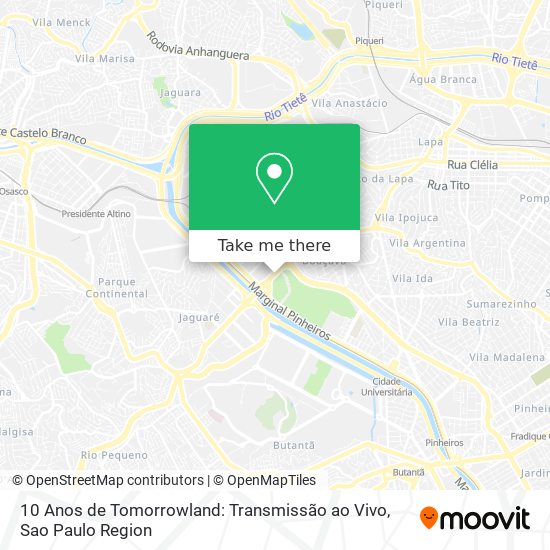 10 Anos de Tomorrowland: Transmissão ao Vivo map