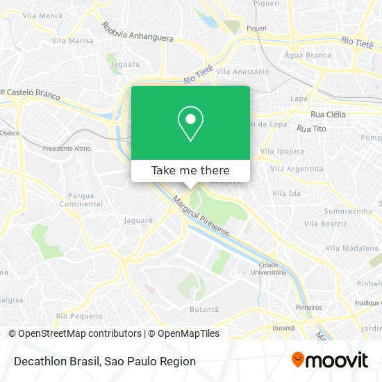 Decathlon Brasil map