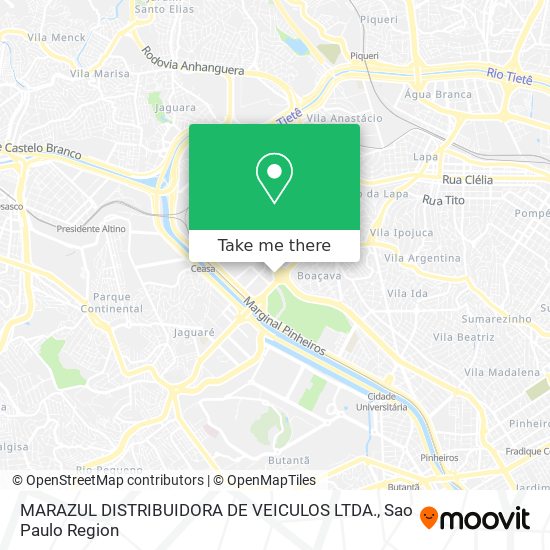 MARAZUL DISTRIBUIDORA DE VEICULOS LTDA. map