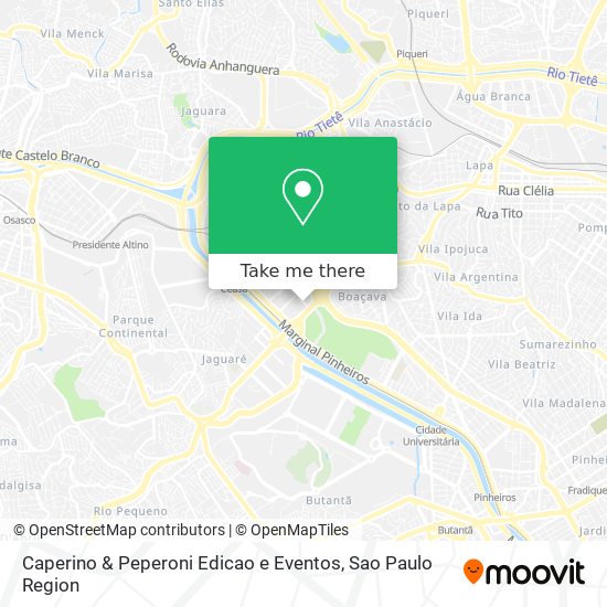 Mapa Caperino & Peperoni Edicao e Eventos