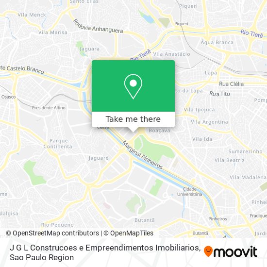 J G L Construcoes e Empreendimentos Imobiliarios map