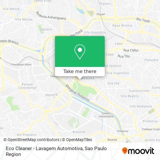 Mapa Eco Cleaner - Lavagem Automotiva