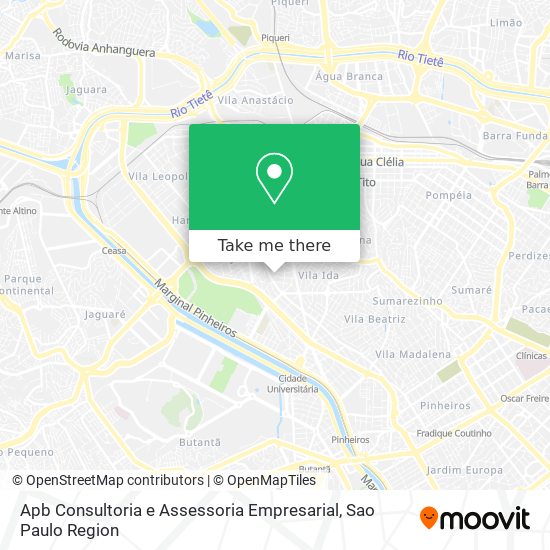 Mapa Apb Consultoria e Assessoria Empresarial