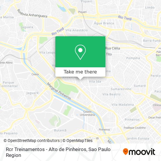 Rcr Treinamentos - Alto de Pinheiros map