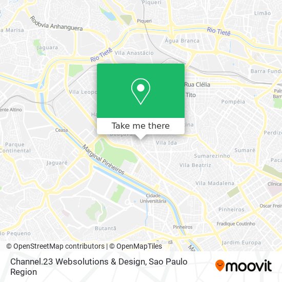 Mapa Channel.23 Websolutions & Design