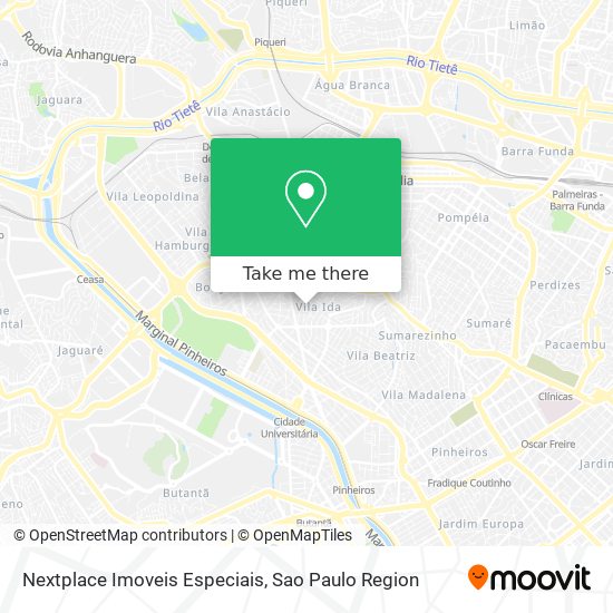Mapa Nextplace Imoveis Especiais