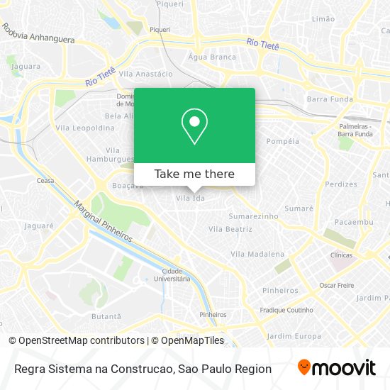 Mapa Regra Sistema na Construcao