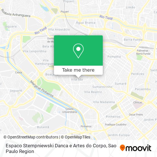 Espaco Stempniewski Danca e Artes do Corpo map