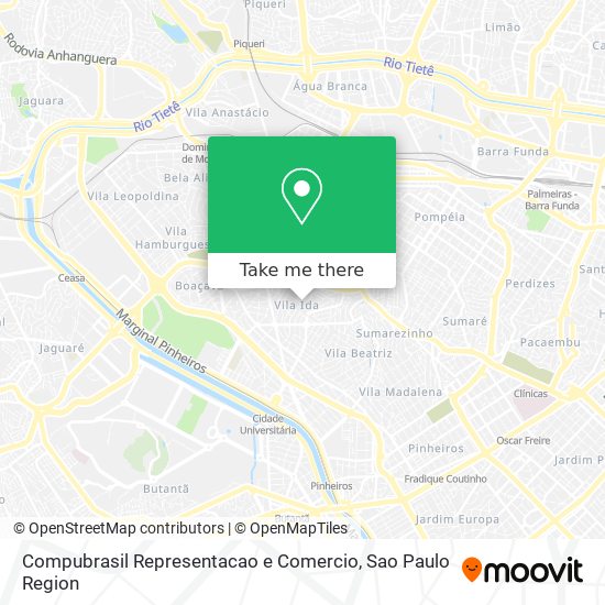 Compubrasil Representacao e Comercio map