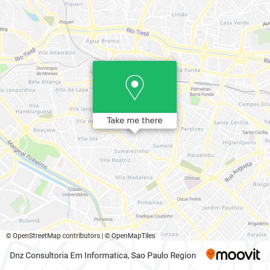 Mapa Dnz Consultoria Em Informatica