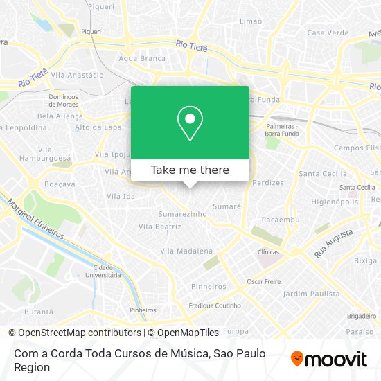 Mapa Com a Corda Toda Cursos de Música