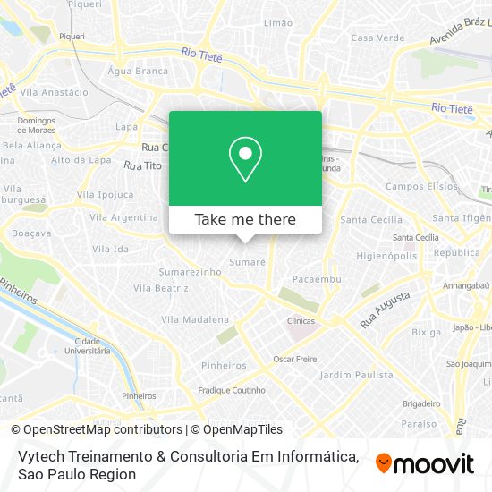 Vytech Treinamento & Consultoria Em Informática map
