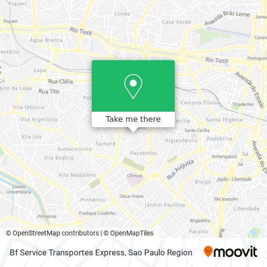 Mapa Bf Service Transportes Express