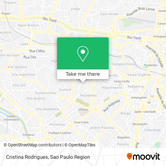 Cristina Rodrigues map