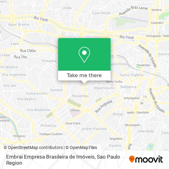 Mapa Embrai Empresa Brasileira de Imóveis