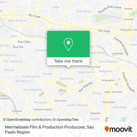 Mapa Mermelstein Film & Production Producoes