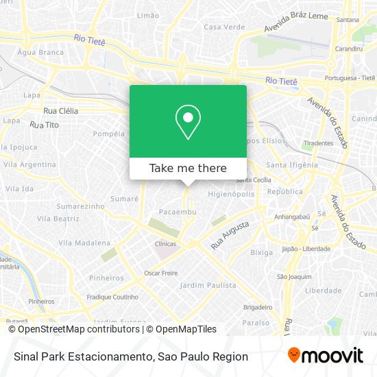 Sinal Park Estacionamento map