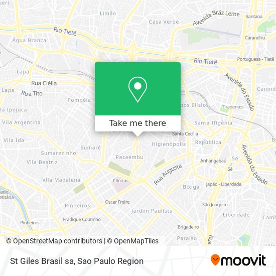 St Giles Brasil sa map