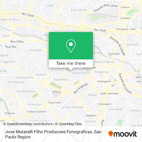 Jose Mutarelli Filho Producoes Fonograficas map