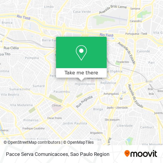 Pacce Serva Comunicacoes map