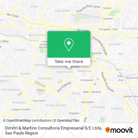 Dimitri & Martins Consultoria Empresarial S / C Ltda map