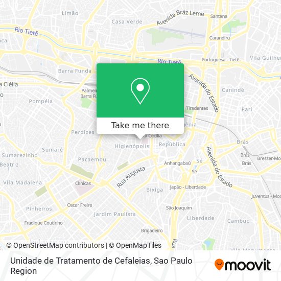 Unidade de Tratamento de Cefaleias map