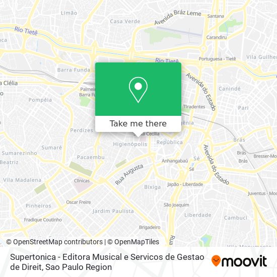 Supertonica - Editora Musical e Servicos de Gestao de Direit map