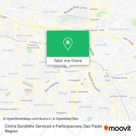 Cintra Gordinho Servicos e Participacoes map